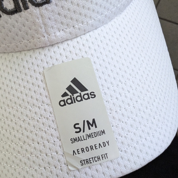 NWT adidas Men's Zags 2.0 Structured Mid Crown A-Flex Stretch Fit Hat White - Picture 7 of 10